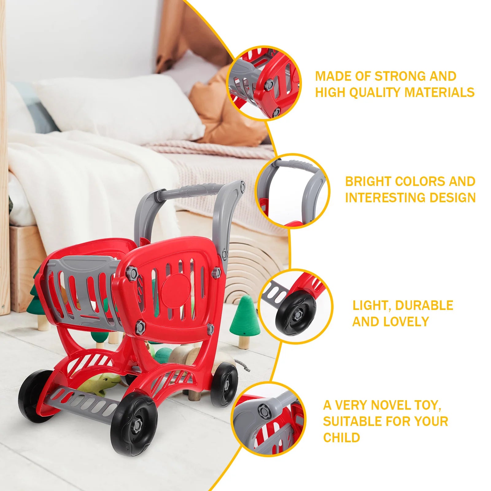 Fun Simulation Shopping Trolley