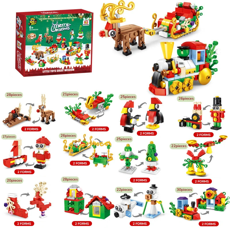 Snowy Scene Micro Building Blocks