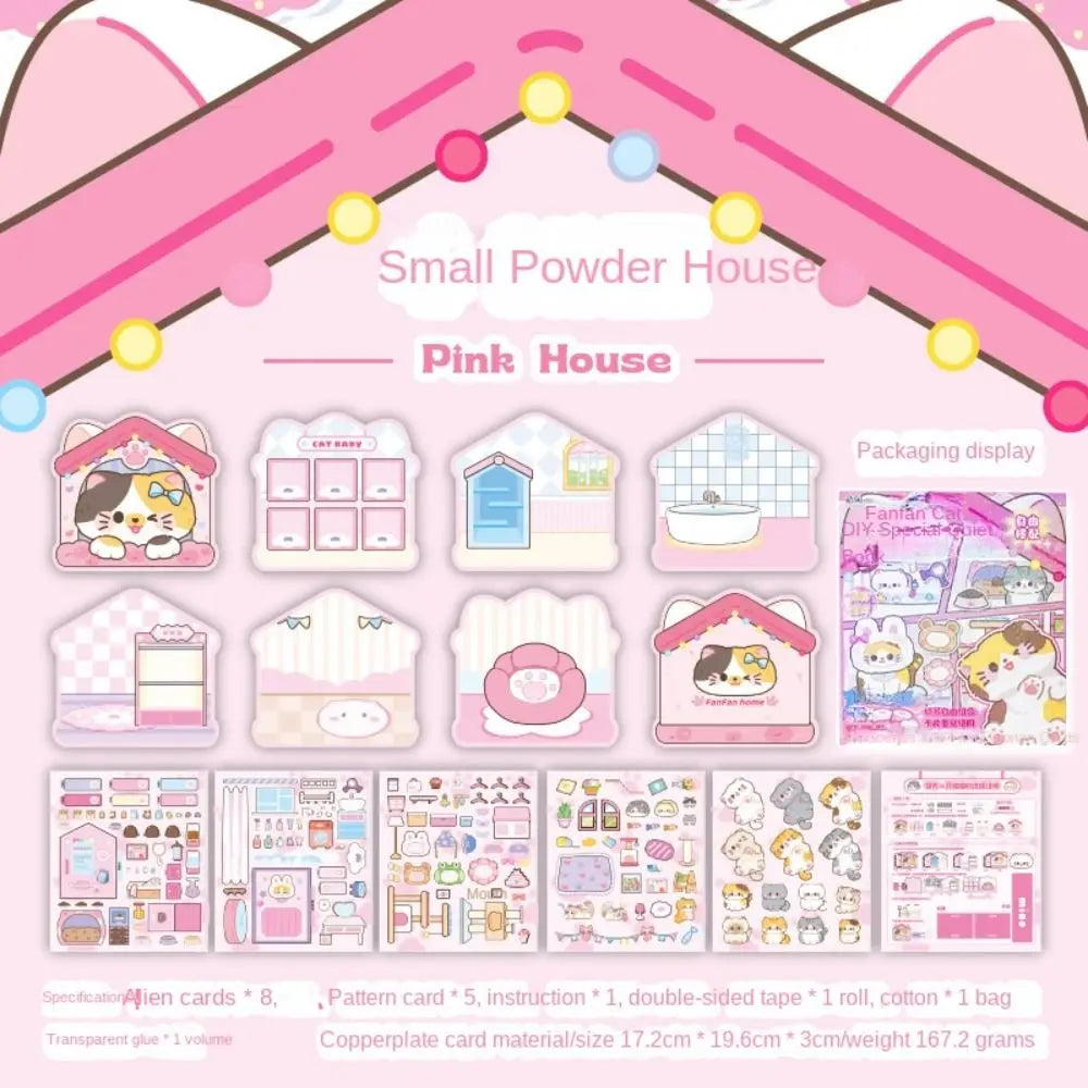 Cartoon Cat Sticker Book