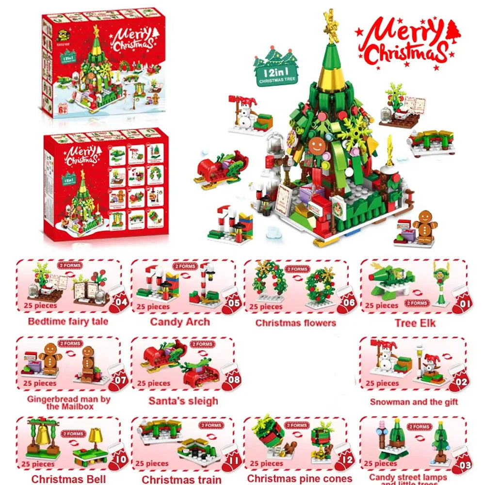 Snowy Scene Micro Building Blocks
