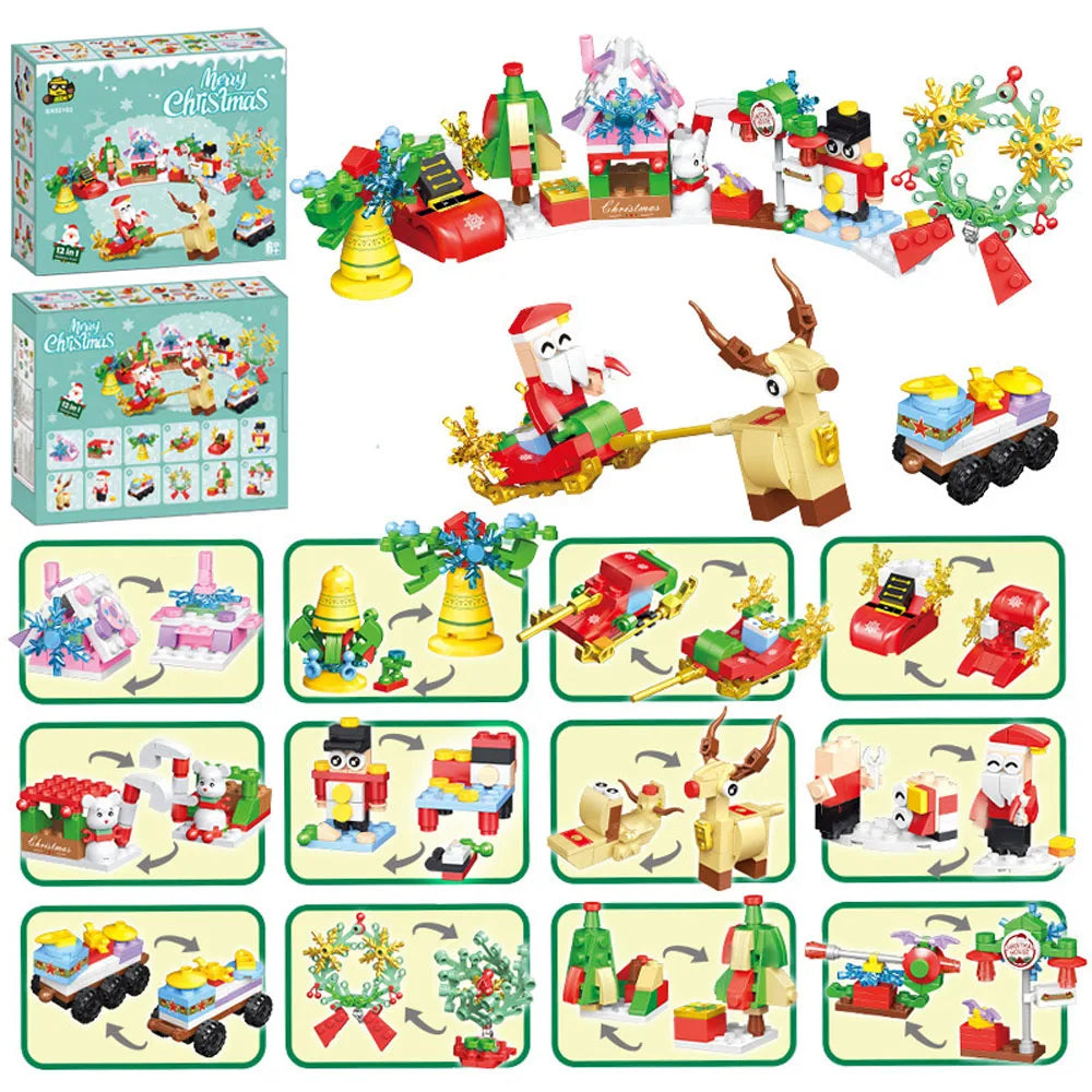 Snowy Scene Micro Building Blocks